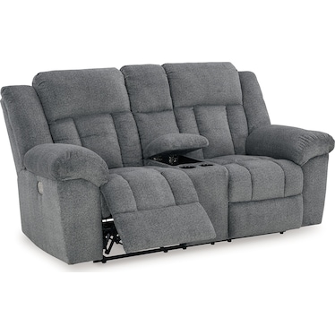 TIP-OFF POWER RECLINING LOVESEAT