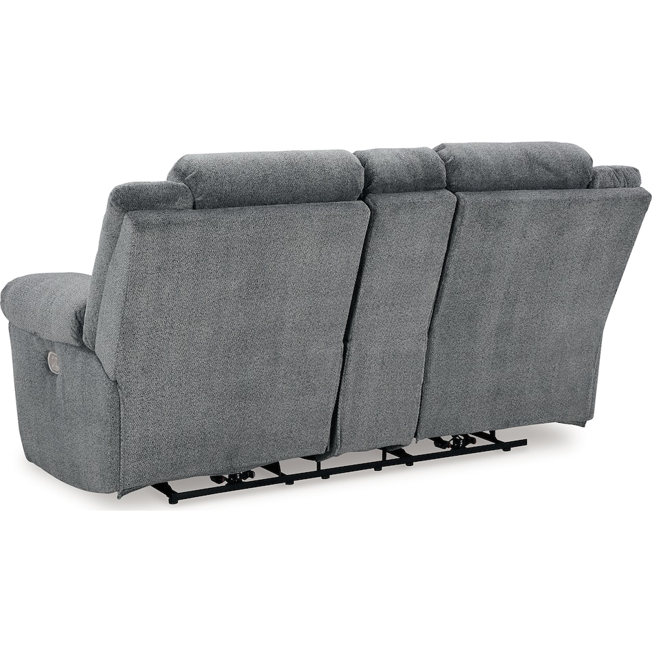 tip off slate power reclining console loveseat   