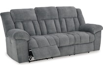 tip off slate power reclining sofa   