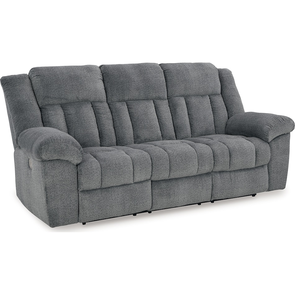 tip off slate power reclining sofa   