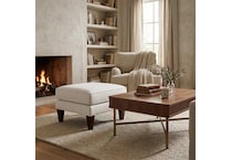 tobias white ottoman   