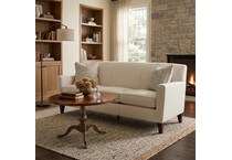 tobias white sofa   