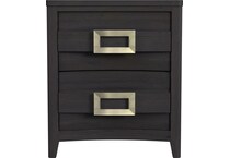 tobin black nightstand   