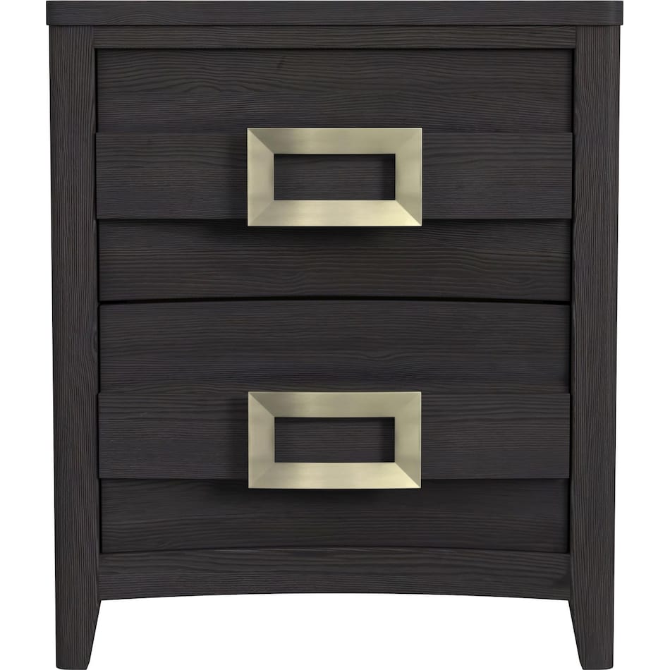 tobin black nightstand   