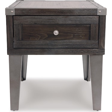 TODOE END TABLE WITH USB PORTS