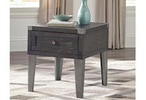 todoe gray end table   