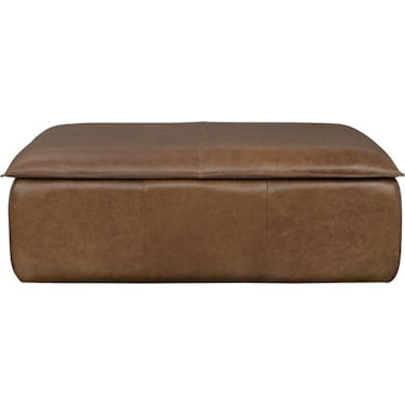 TOLEDO LEATHER STORAGE OTTOMAN BY FLEXSTEEL