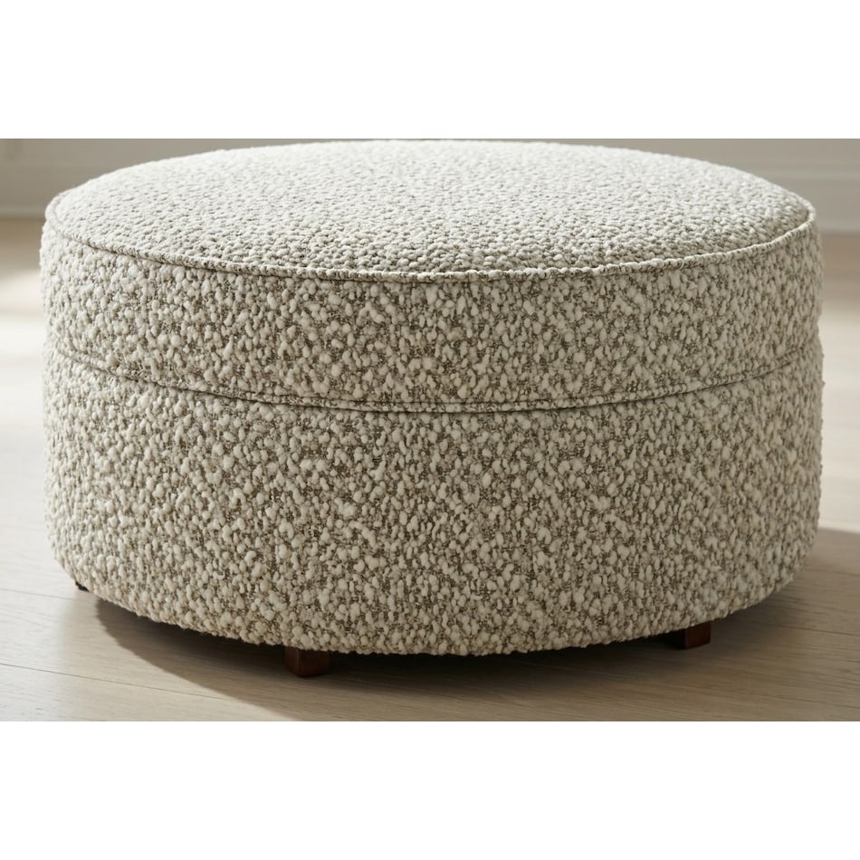 tollin beige ottoman   