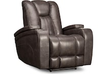 tolman brown power recliner   