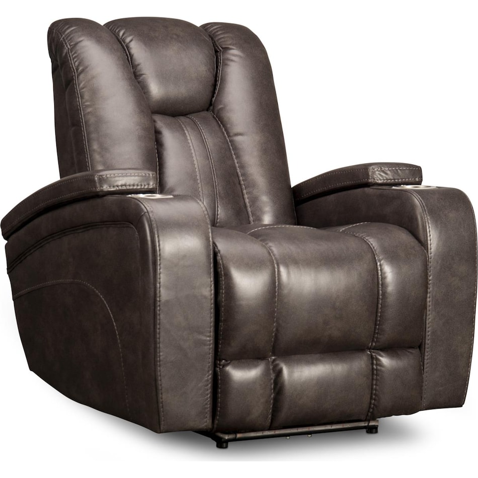 tolman brown power recliner   