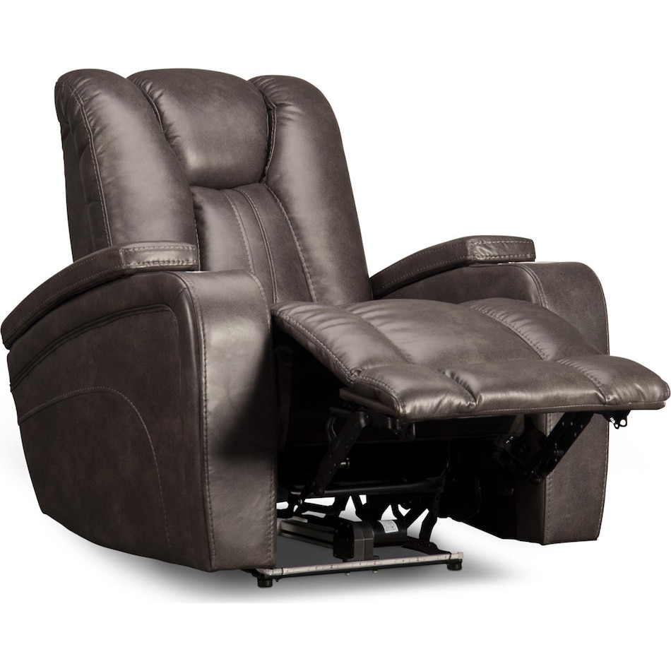 tolman brown power recliner   