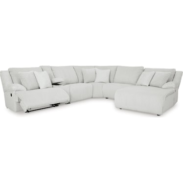 TOP TIER 6-PC RECLINING SECTIONAL