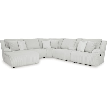 TOP TIER 6-PC RECLINING SECTIONAL