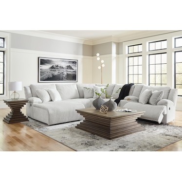 TOP TIER 6-PC RECLINING SECTIONAL