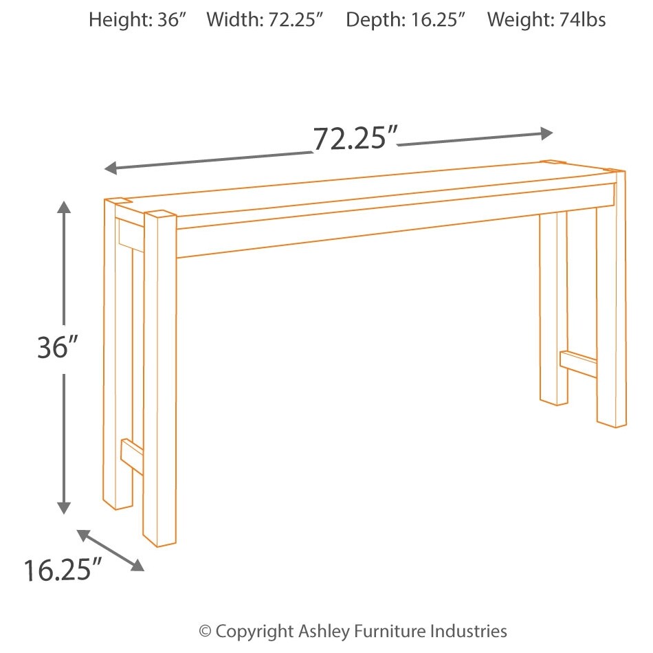 TORJIN COUNTER HEIGHT DINING TABLE Morris