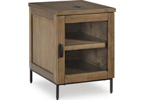 torlanta brown chairside table   