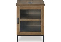 torlanta brown chairside table   
