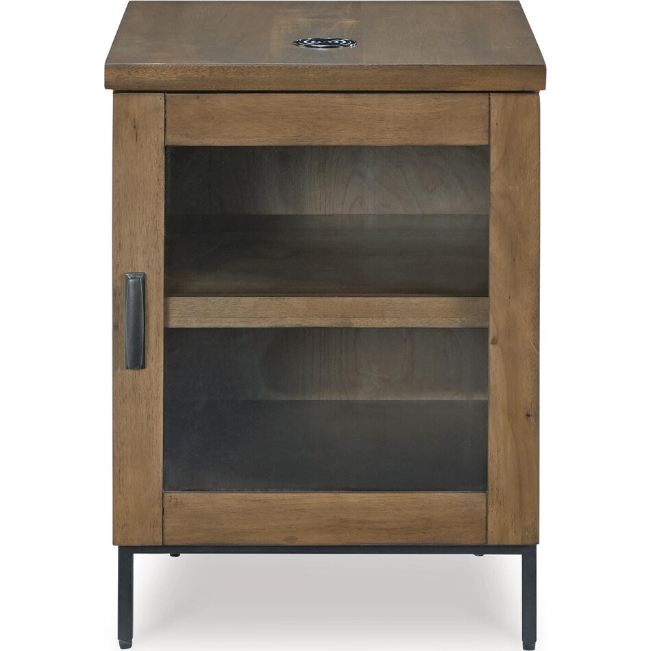 torlanta brown chairside table   