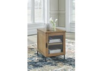 torlanta brown chairside table   