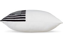 toss pillow black white honey pillow   