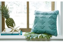 toss pillow green pillow   