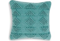 toss pillow teal pillow   