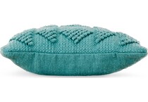 toss pillow teal pillow   