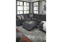 tracling grey cocktail ottoman   