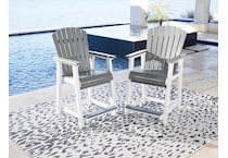 transville gray arm chair   