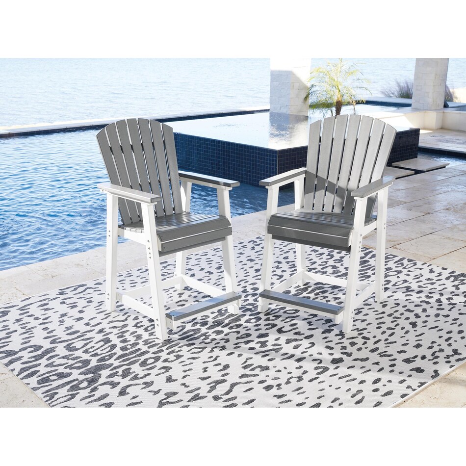 transville gray arm chair   