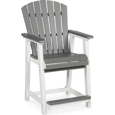 TRANSVILLE OUTDOOR COUNTER HEIGHT BAR STOOL (SET OF 2)