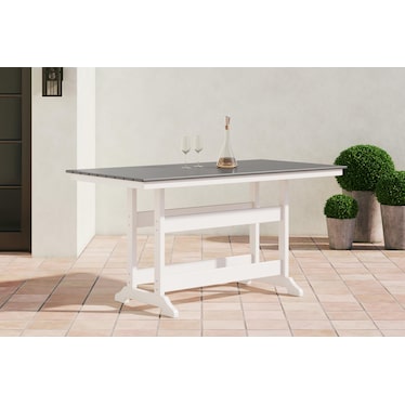 TRANSVILLE OUTDOOR COUNTER HEIGHT DINING TABLE