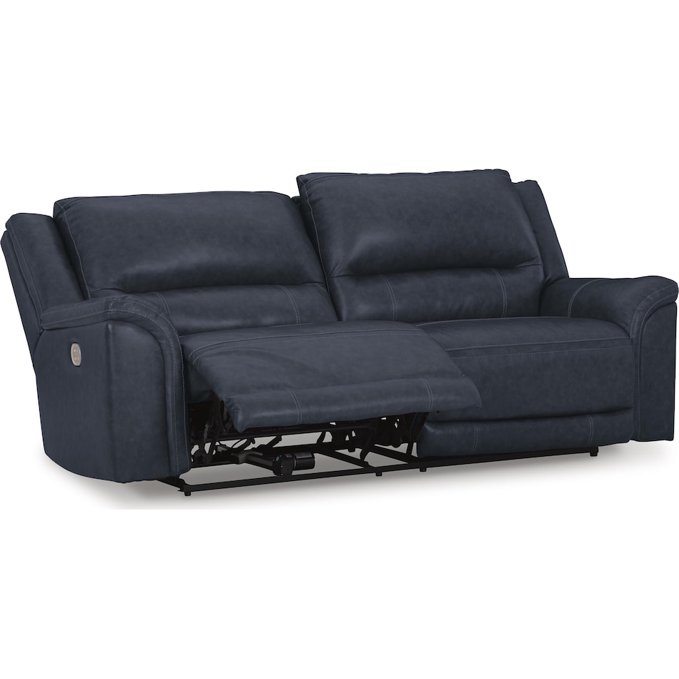 trasimeno ocean power leather reclining sofa   