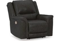 trasimeno storm power leather recliner   