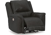 trasimeno storm power leather recliner   