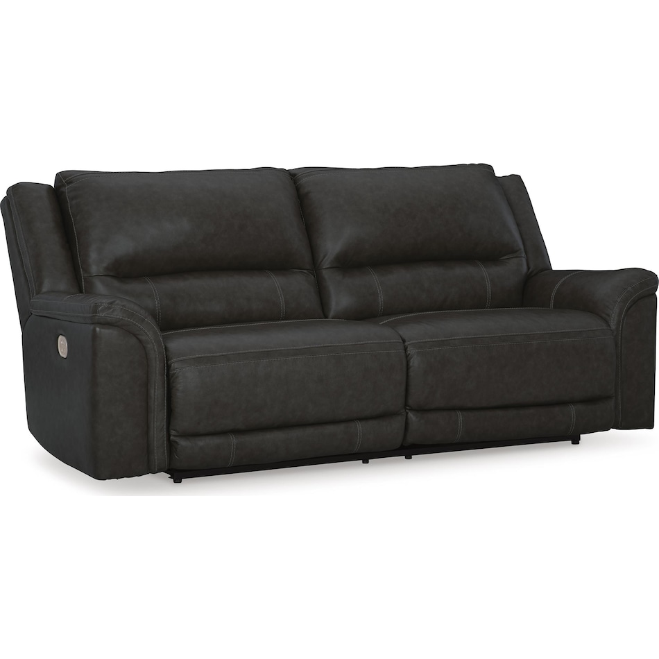 trasimeno storm power leather reclining sofa   