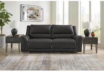trasimeno storm power leather reclining sofa   