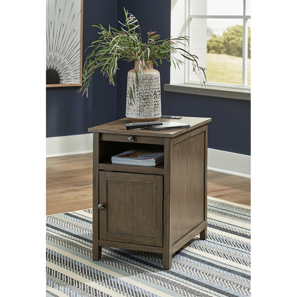treytown chairside table   