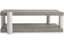 trianon natural white cocktail table   