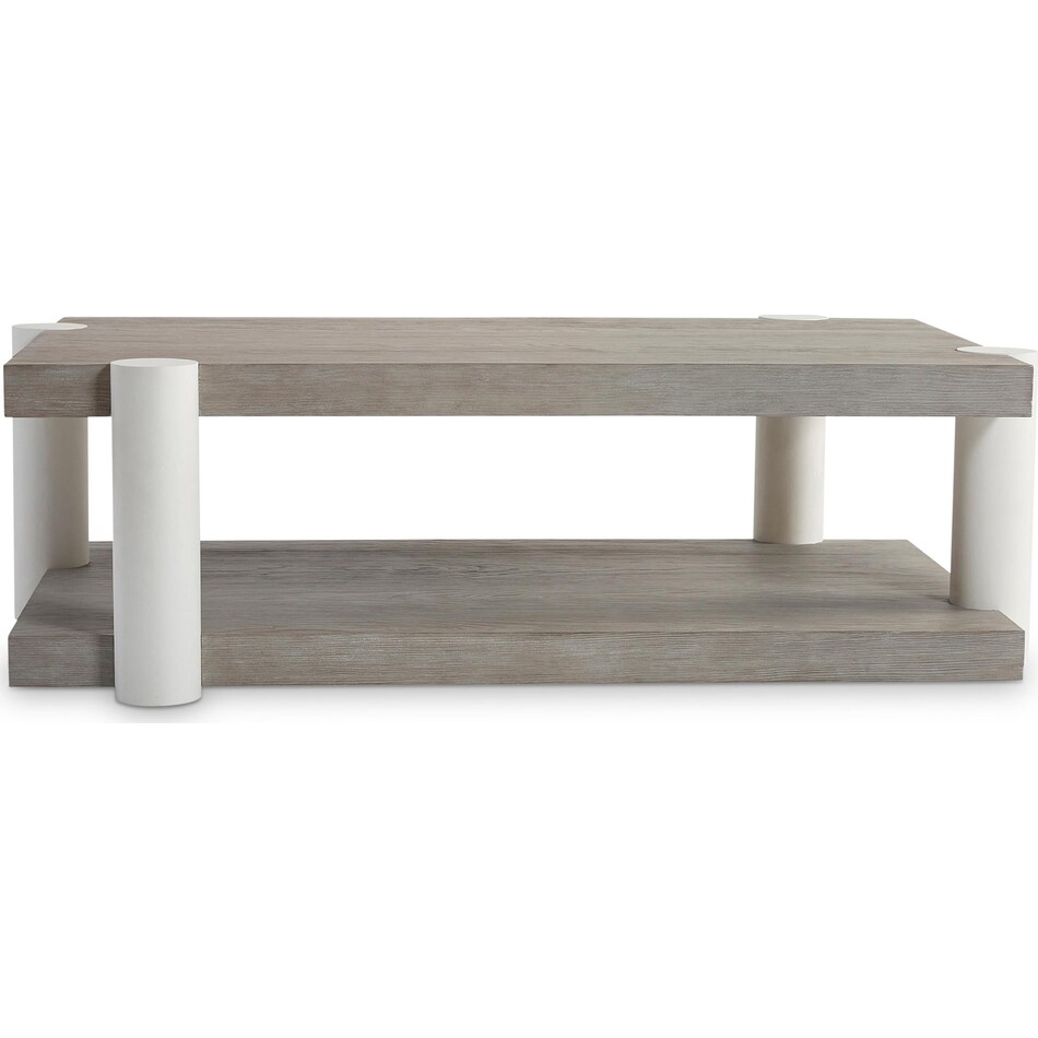 trianon natural white cocktail table   