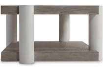 trianon natural white cocktail table   