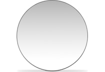 tribeca black accent mirror   