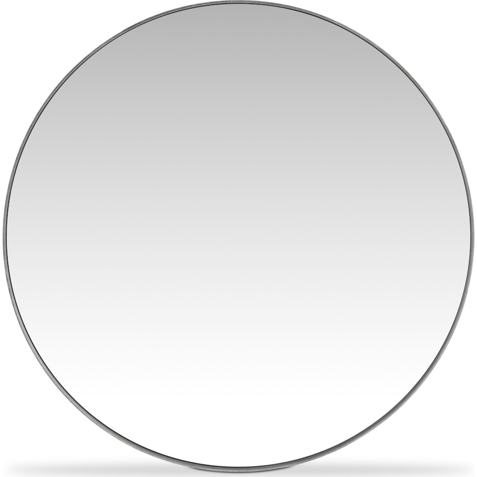 tribeca black accent mirror   