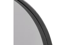 tribeca black accent mirror   