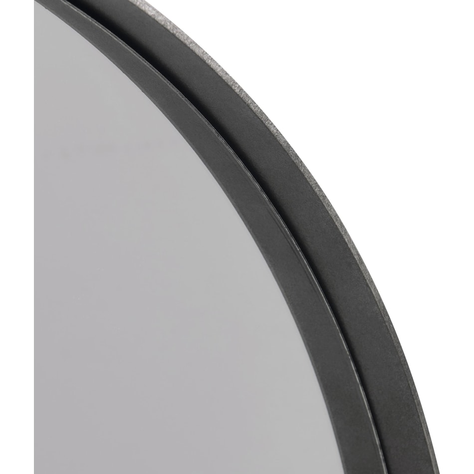 tribeca black accent mirror   