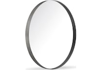 tribeca black accent mirror   