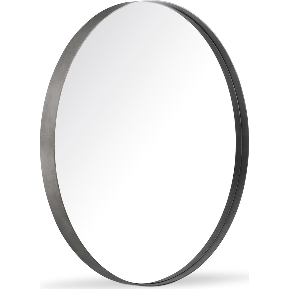 tribeca black accent mirror   