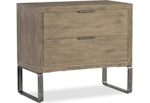tribeca brown rustic nightstand   