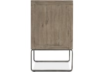 tribeca brown rustic nightstand   