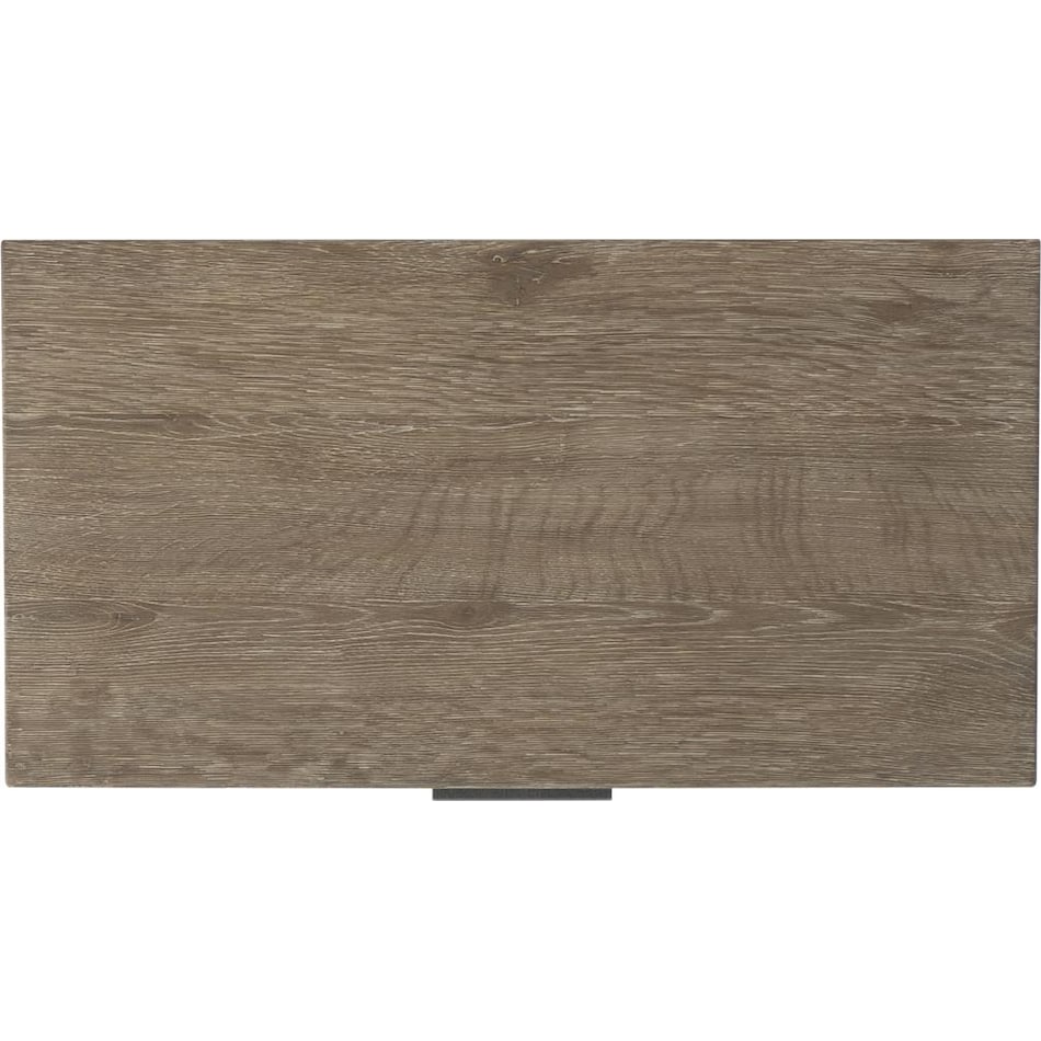 tribeca brown rustic nightstand   